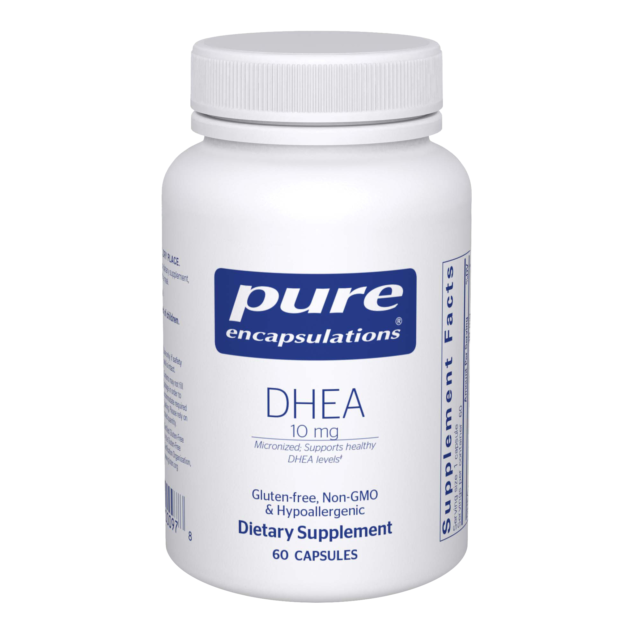dh16-1 DHEA (Дегидроэпиандростерон), 10 мг, 60 капсул — изображение 1
